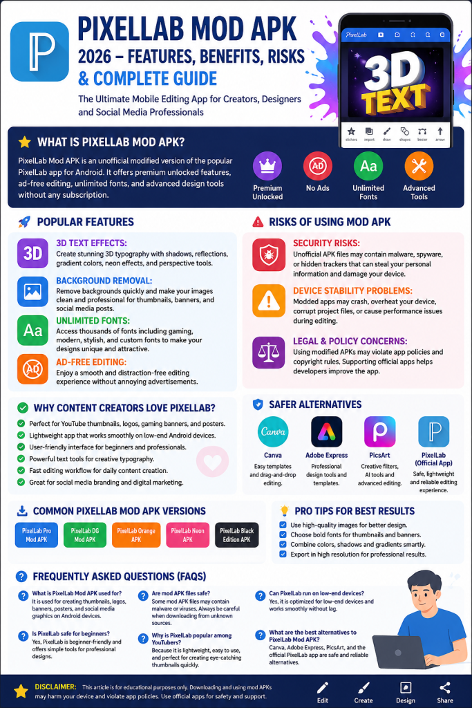 PixelLab Mod APK 2026