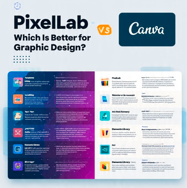 PixelLab vs Canva: Which Is Better for Graphic Design?