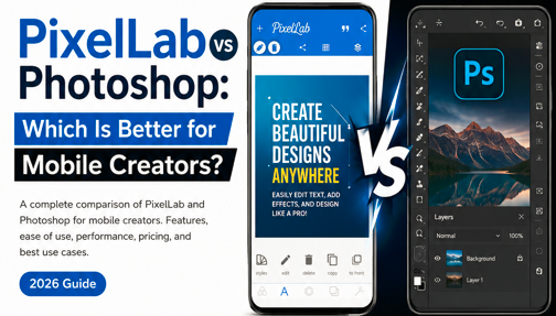 PixelLab vs Photoshop