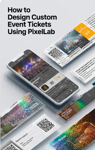 How to Design Custom Event Tickets Using PixelLab