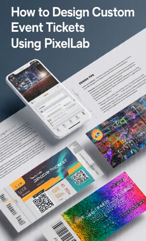 How to Design Custom Event Tickets Using PixelLab