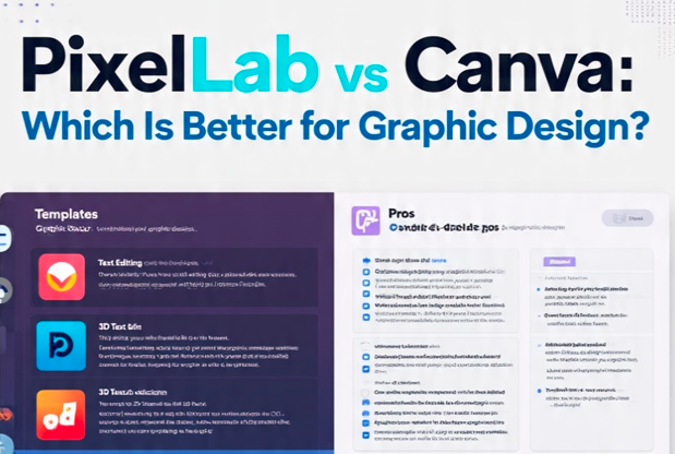 PixelLab vs Canva: Which Is Better for Graphic Design?