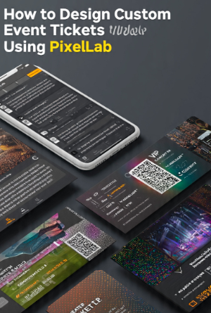 How to Design Custom Event Tickets Using PixelLab