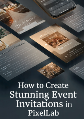 How to Create Stunning Event Invitations in PixelLab