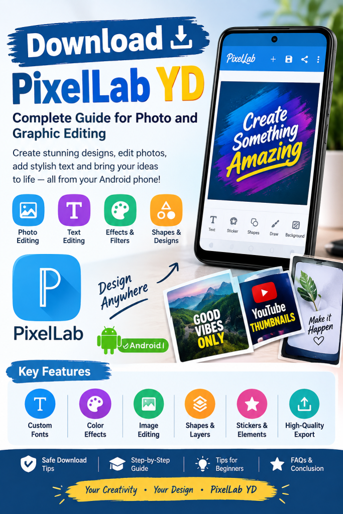 Download PixelLab YD – Complete Guide for Photo and Graphic Editing