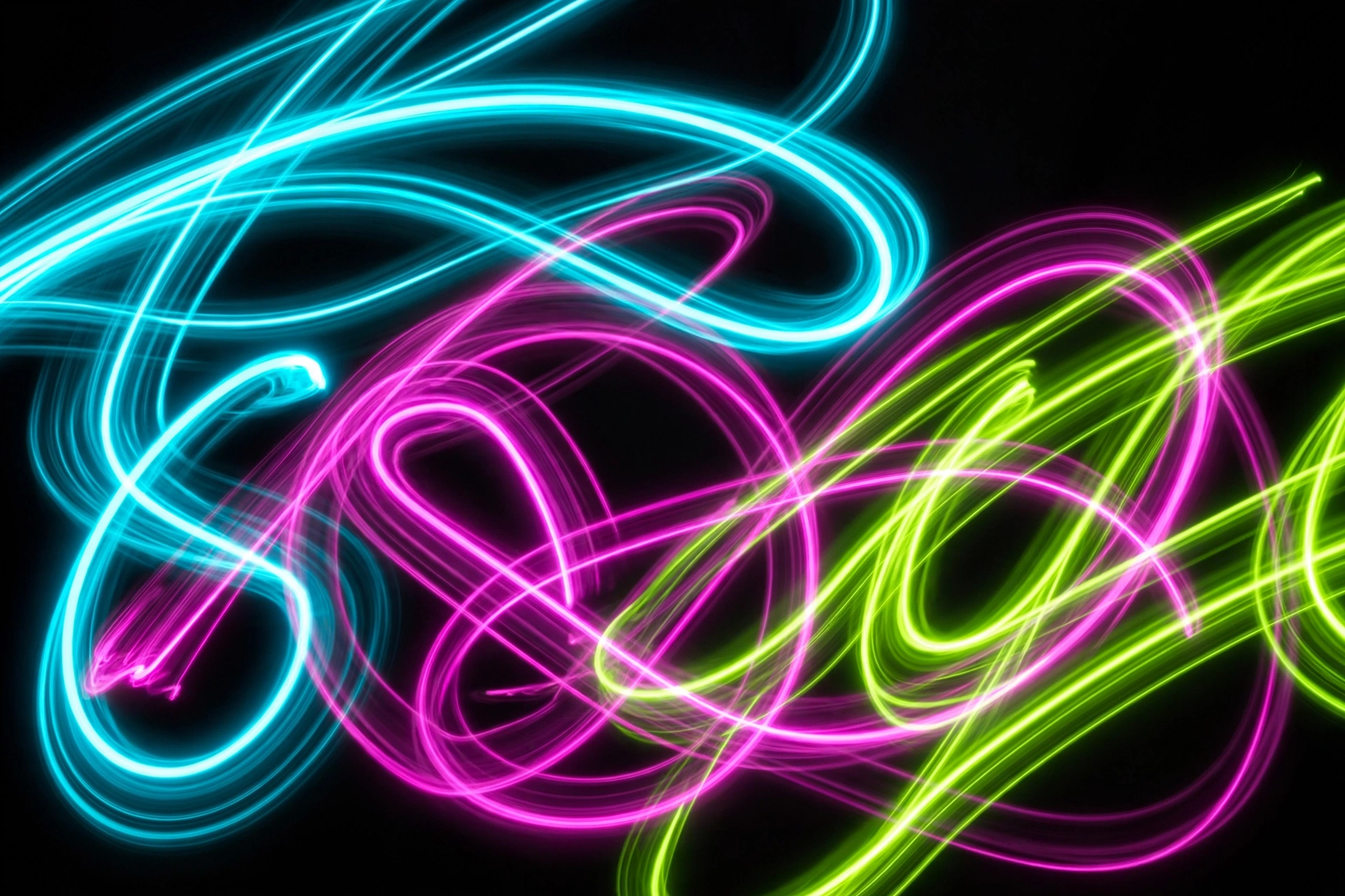 Best neon color combinations on a dark background